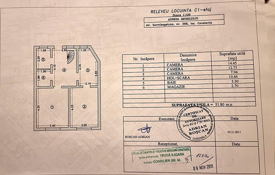 Casă cu 6 camere cu Canalizare în ICIL