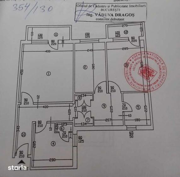 Apartament cu 3 camere decomandat în Militari