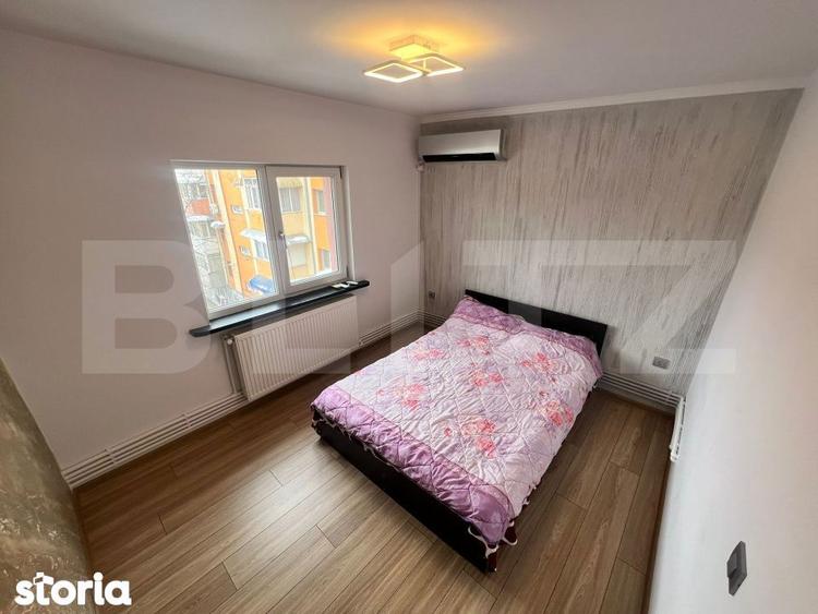 Apartament cu 3 camere semidecomandat în Central