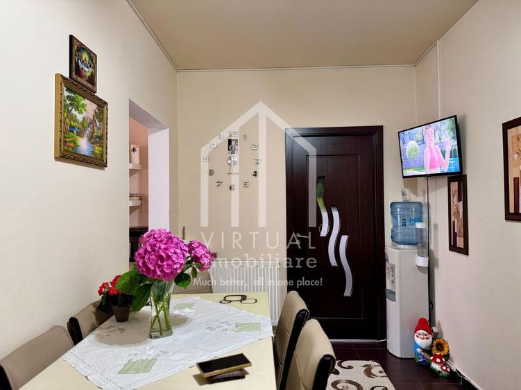 Apartament cu 2 camere decomandat, mobilat în Central