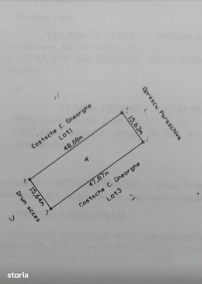 Teren de 750 mp, în Central