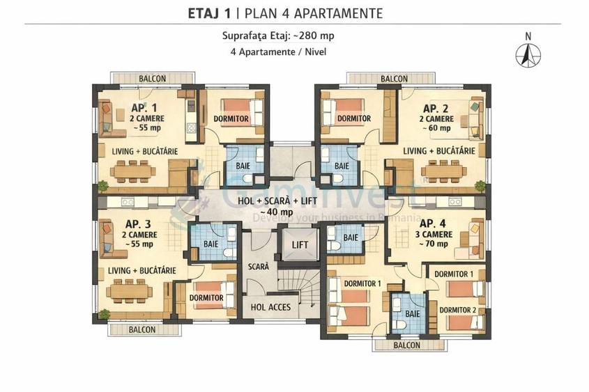 Teren cu PUZ aprobat pentru bloc Oradea,Centrul Civic,Gaminvest, V4111 - 2