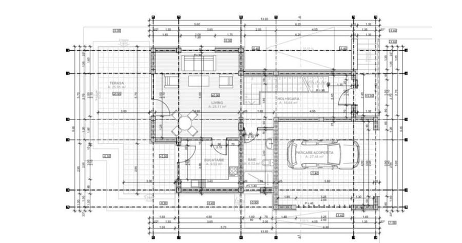 Casă cu 4 camere cu Teren 700 Mp în Central