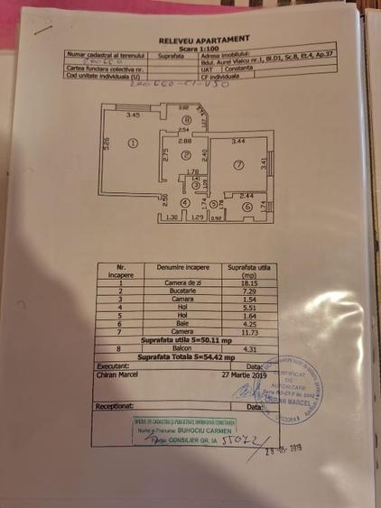 Apartament 2 camere decomandat, zona km 4-5,B-dul Aurel Vlaicu nr 1 Bl D1 Consta - 6