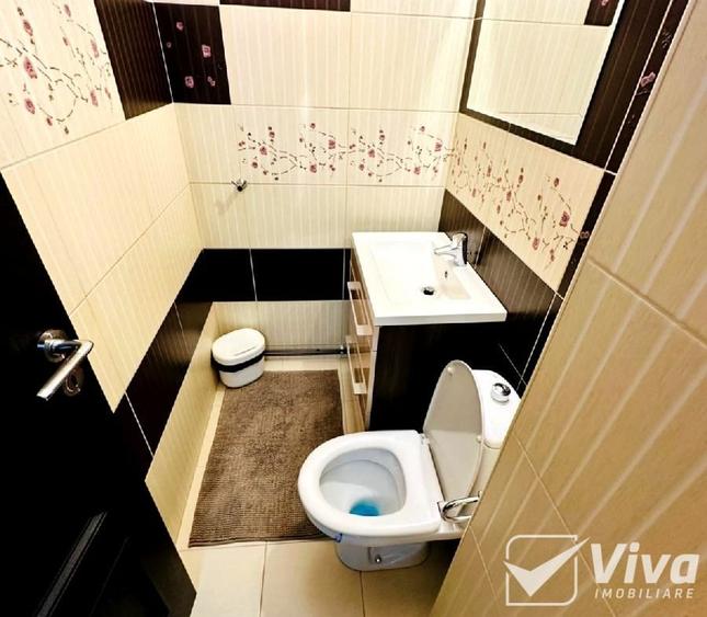 Central - Tg Cucu! Ap 3 CD, 2 bai, etaj 1, 81 mp, mobilat + utilat. Bloc pe cadr - 9