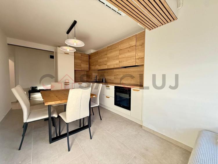 Apartament cu 3 camere decomandat, mobilat în Central