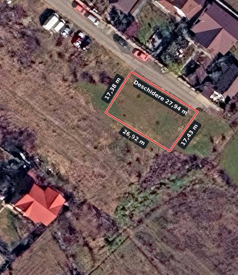 Teren Construcții intravilan de 476.73001098633 mp, în Domnești