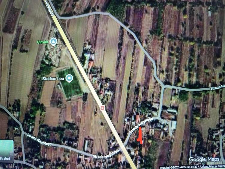 Teren de 870 mp, în Leu