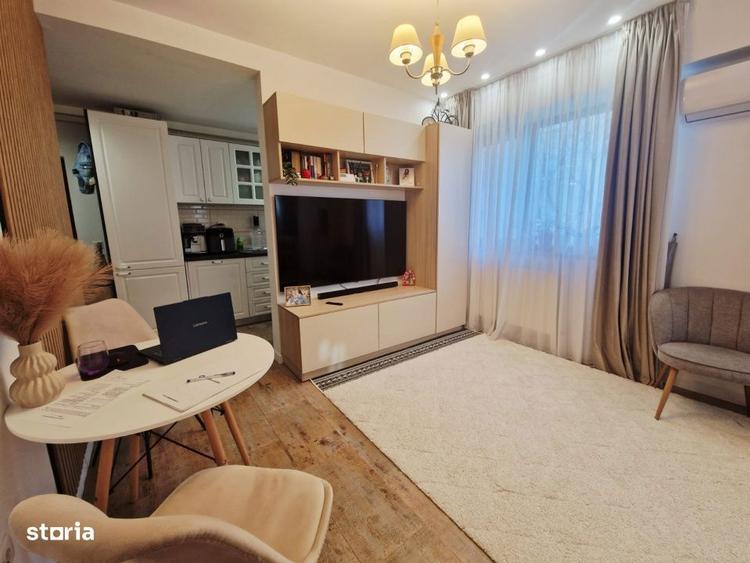 Apartament cu 2 camere semidecomandat, mobilat în Baicului