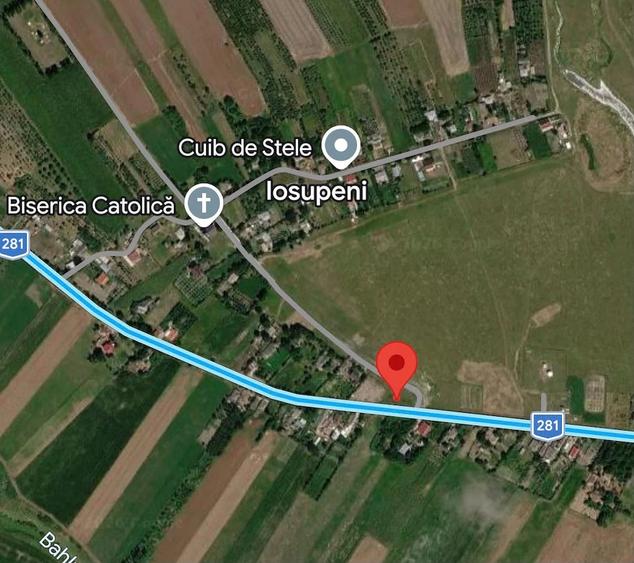 Teren de 1000 mp, în Iosupeni