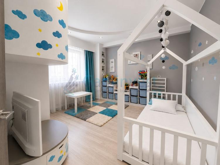 Apartament cu 4 camere decomandat, mobilat în Nufărul