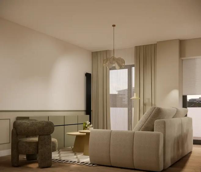 Apartament cu 3 camere decomandat, mobilat în Voluntari