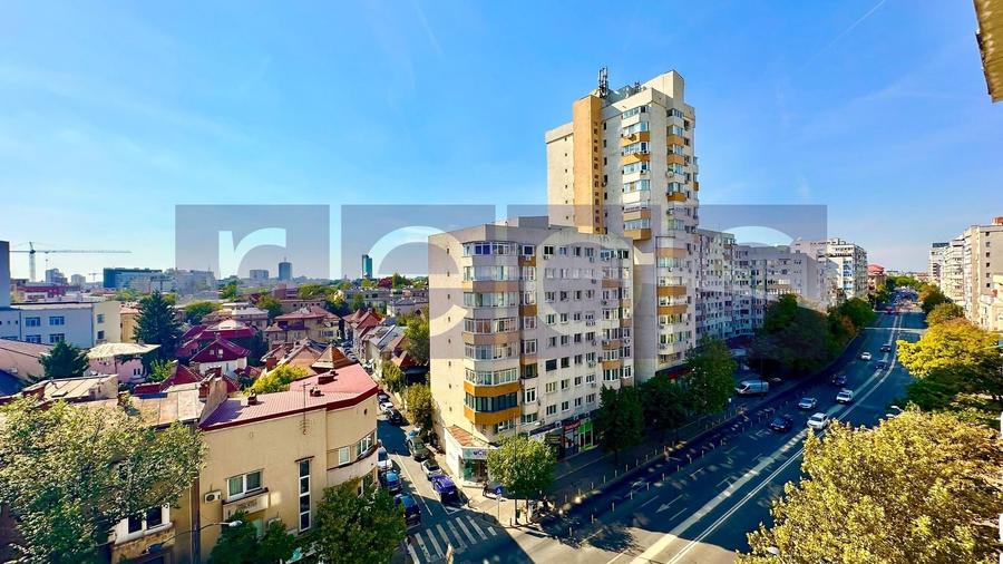 Apartament cu 2 camere semidecomandat, mobilat în Dorobanți