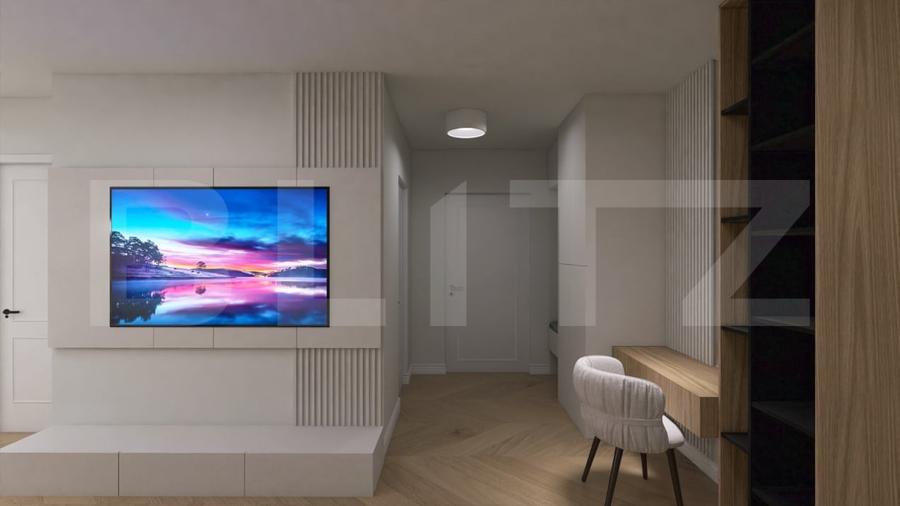 Apartament cu 2 camere, in suprafat utila de 43,20 mp, zona Bradet - 3