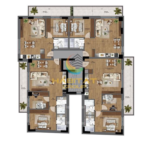 Vanzare apartament 3 camere - NOU - Biserica Antim - 7