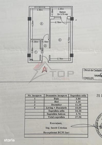 Apartament cu 2 camere în Cug