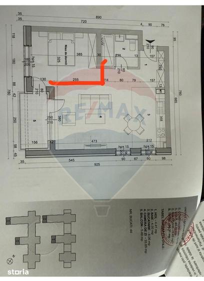 Apartament cu 2 camere în Obor