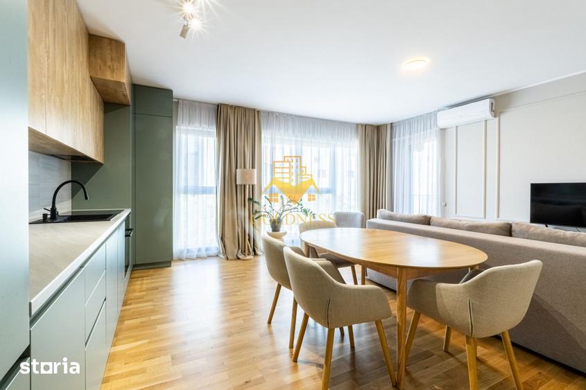Apartament cu 2 camere, mobilat în Între Lacuri