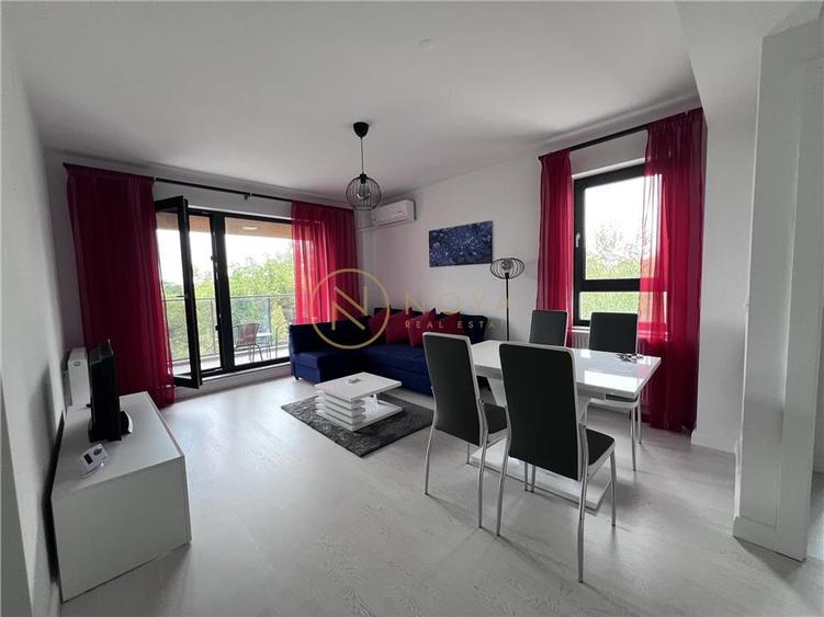 Apartament cu 2 camere decomandat, mobilat în Pipera