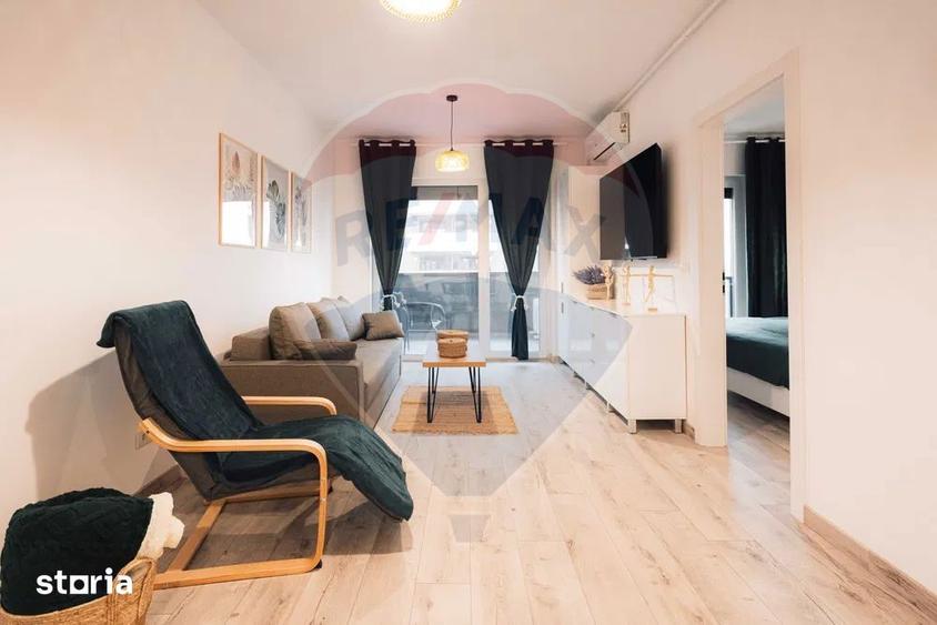 Apartament cu 2 camere, mobilat în Funcționarilor