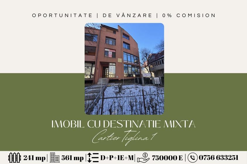 Spațiu comercial, de 561 mp, în Țiglina 1