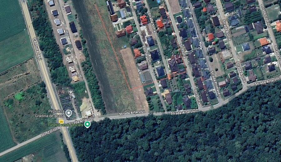 Teren Construcții intravilan de 2840 mp, în Miroslava