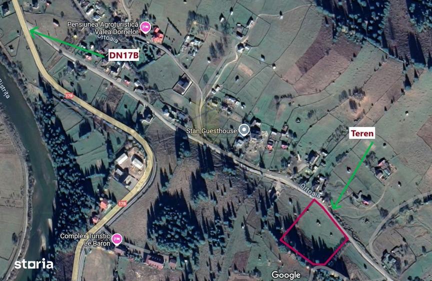Teren de 11161 mp, în Dorna-Arini