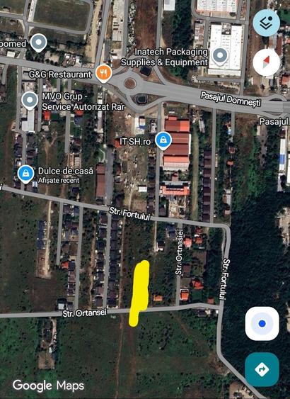 Teren str. Ortansei Olteni - 1