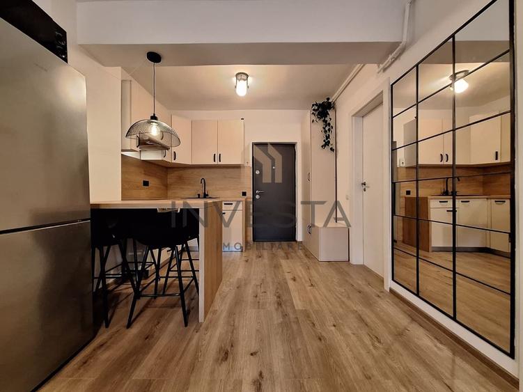 Apartament cu 2 camere semidecomandat, mobilat în Mărăști