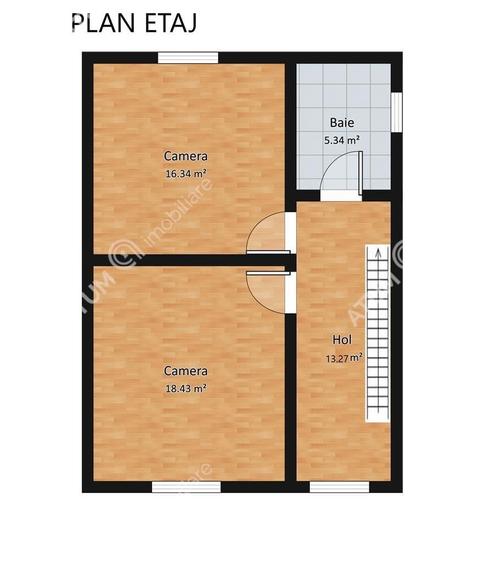 Casă cu 3 camere cu Teren 242 Mp în Calea Dumbrăvii