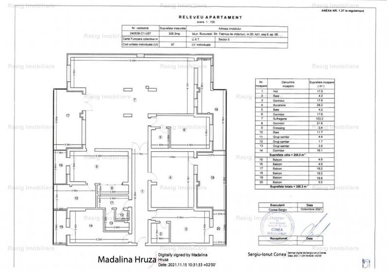 Apartament cu 5 camere în Parcul Carol