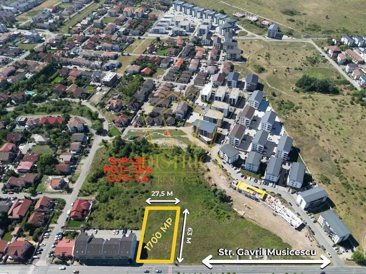 Teren Construcții intravilan de 1700 mp, în Braytim