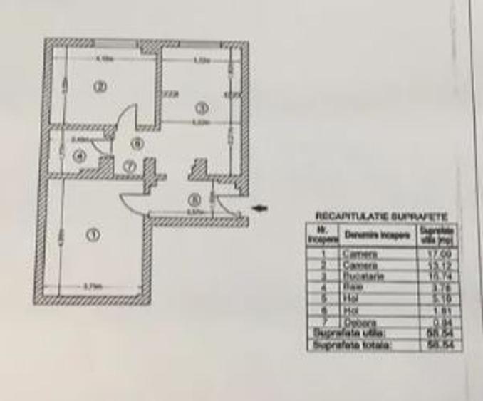Apartament cu 2 camere decomandat în Vitan Mall