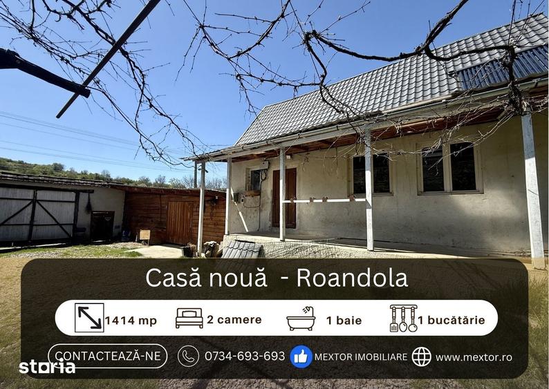 Casă cu 2 camere cu Teren 1414 Mp în Laslea