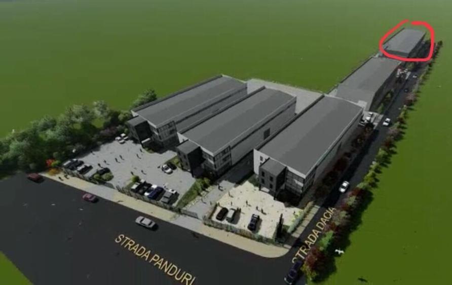Spațiu industrial, de 1,820 mp, în Chiajna