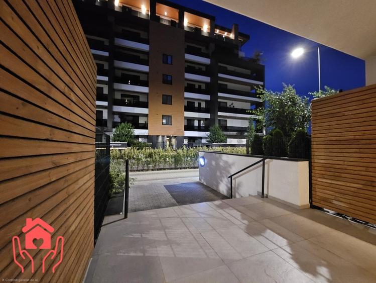 Apartament cu 2 camere semidecomandat, mobilat în Băneasa