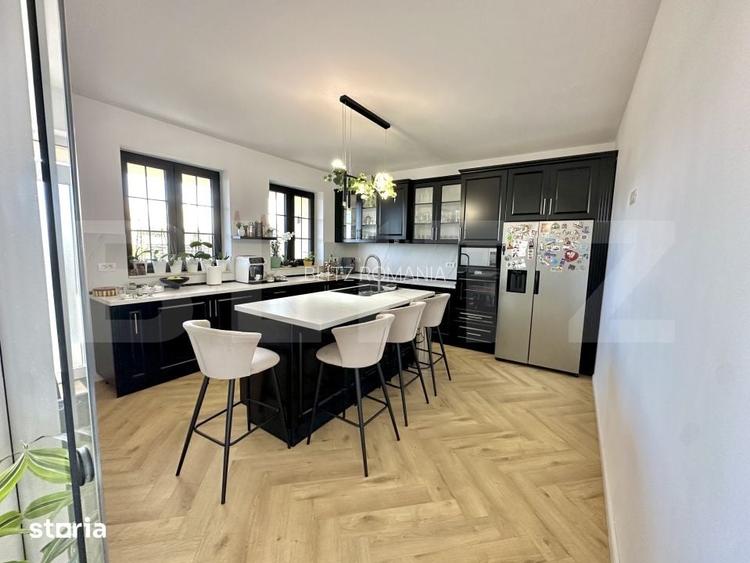 Casa superba, pe un singur nivel, 284 mp, mobilata lux