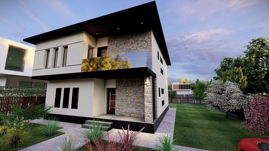 Casă individuală cu 5 camere cu Canalizare în Măgurele