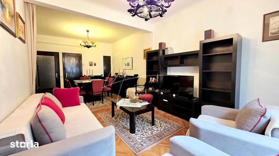 Apartament cu 2 camere decomandat, mobilat în Cișmigiu