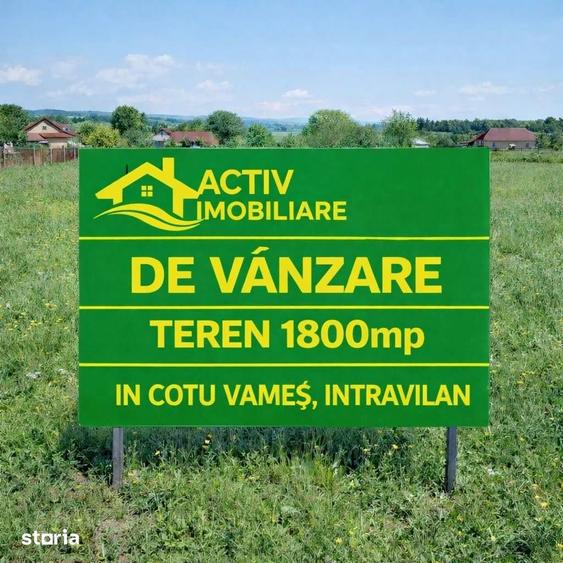 Teren de 1800 mp, în Horia