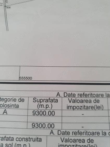 Teren de 9300 mp, în Tărlungeni