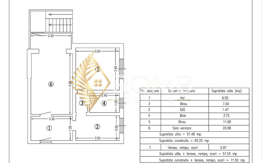 Spațiu comercial, de 51.479999542236 mp, în Mănăștur