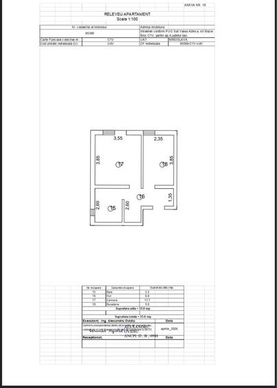 Apartament cu 2 camere decomandat în Valea Adâncă