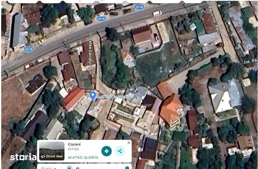 Casă cu 2 camere cu Teren 553 Mp în Găneasa