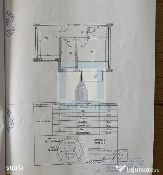 Apartament 2 camere, mobilat/utilat - zona AVANTGARDEN 3 - 15