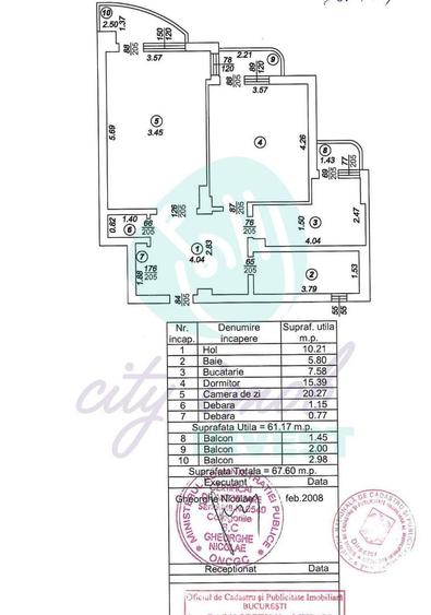 Apartament cu 2 camere decomandat, mobilat în Unirii