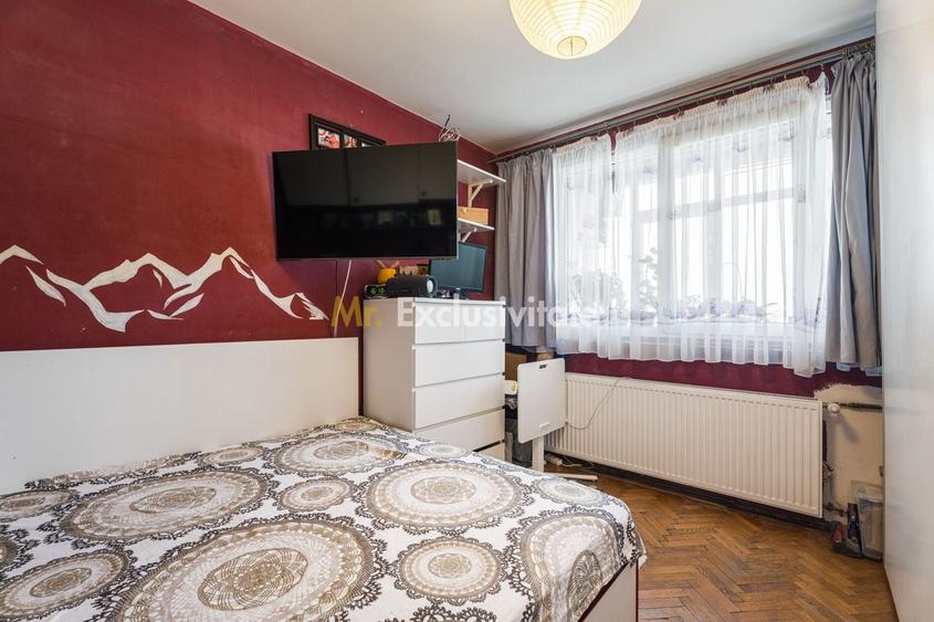 Apartament cu 3 camere semidecomandat în Crângași