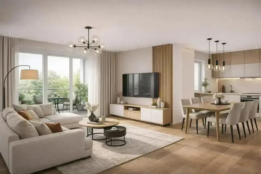 Apartament 2 camere premium sut 82,60 mp  | Finisaje top + smart home - 1