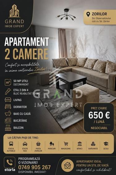 Apartament | 2 Camere | 50 MP | Etaj 2 | Zorilor/Observatorului - 5
