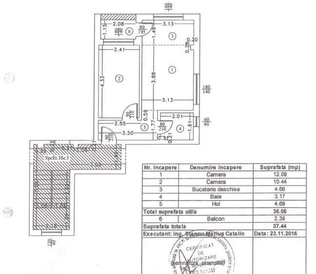 Apartament cu 2 camere decomandat, mobilat în Chiajna